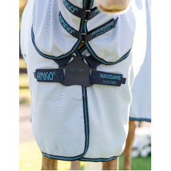 Coperta anti-dermatite Horseware Amigo Ripstop Pony Blu azzurro / Marino / Blu elettrico