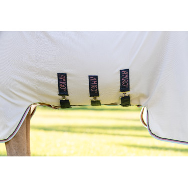 Coperta anti-dermatite Horseware Amigo Ripstop Pony Argento / limone / Marino / rosa / blu