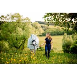 Coperta anti-mosche Horseware Newmarket Plus Marine witney Blu marino Coperta anti-mosche Horseware Newmarket Plus Marine witney Blu marino