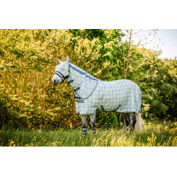 Coperta anti-mosche Horseware Newmarket Plus Marine witney Blu marino Coperta anti-mosche Horseware Newmarket Plus Marine witney Blu marino