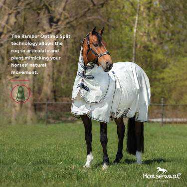 Coperta anti-mosche Horseware Rambo Optimo Supreme Summer Sheet Plus Coperta anti-mosche Horseware Rambo Optimo Supreme Summer Sheet Plus
