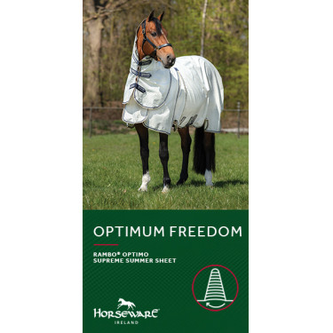 Coperta anti-mosche Horseware Rambo Optimo Supreme Summer Sheet Plus Coperta anti-mosche Horseware Rambo Optimo Supreme Summer Sheet Plus