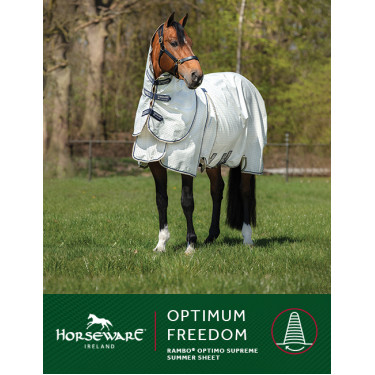 Coperta anti-mosche Horseware Rambo Optimo Supreme Summer Sheet Plus Coperta anti-mosche Horseware Rambo Optimo Supreme Summer Sheet Plus