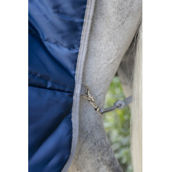 Coperta da scuderia Horseware Amigo Ripstop Insulator Plus 550g Marine / grigio titanio Blu marino