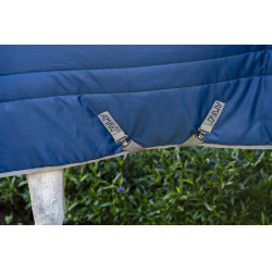 Coperta da scuderia Horseware Amigo Ripstop Insulator Plus 550g Marine / grigio titanio Blu marino