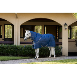 Coperta da scuderia Horseware Amigo Ripstop Insulator Plus Pony 200g Marine / grigio titanio Blu marino Coperta da scuderia Horseware Amigo Ripstop Insulator Plus Pony 200g Marine / grigio titanio Blu marino