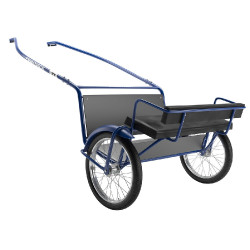 Sulky pony Finn-Tack T1 QH senza ruote Nero