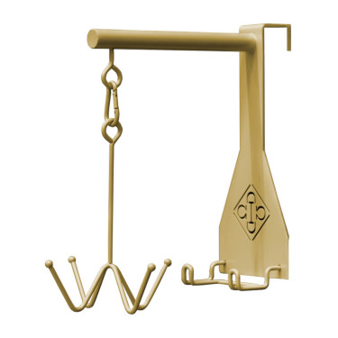Gancio porta testiera Grooming Deluxe a 4 bracci Oro Gancio porta testiera Grooming Deluxe a 4 bracci Oro