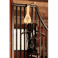 Gancio porta testiera Grooming Deluxe a 4 bracci Nero