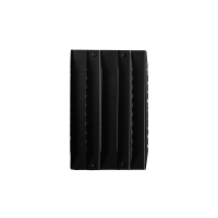 Curry comb in acciaio Grooming Deluxe Nero