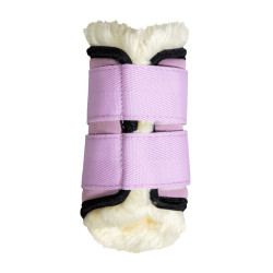 Ghette Turnout Kentucky montone vegano paillettes di unicorno Rosa antico