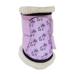 Ghette Turnout Kentucky montone Vegano Collezione Sammy Unicorno Rosa chiaro
