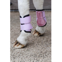 Ghette Turnout Kentucky paillettes di unicorno Rosa antico