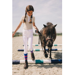 Pantaloni Miami City Kentucky grip alle ginocchia per ragazza Bianco Pantaloni Miami City Kentucky grip alle ginocchia per ragazza Bianco