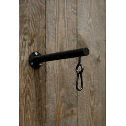 Porta-testiera Grooming Deluxe a 4 bracci con fissaggio a muro Nero Porta-testiera Grooming Deluxe a 4 bracci con fissaggio a muro Nero
