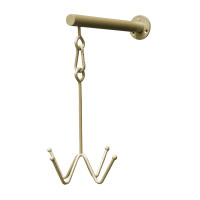 Porta-testiera Grooming Deluxe a 4 bracci con fissaggio a muro Oro