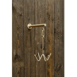 Porta-testiera Grooming Deluxe a 4 bracci con fissaggio a muro Oro