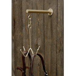 Porta-testiera Grooming Deluxe a 4 bracci con fissaggio a muro Oro