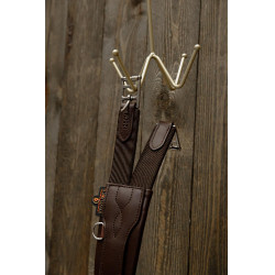 Porta-testiera Grooming Deluxe a 4 bracci con fissaggio a muro Oro