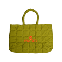 Borsa trapuntata con logo Kentucky Kaki Borsa trapuntata con logo Kentucky Kaki