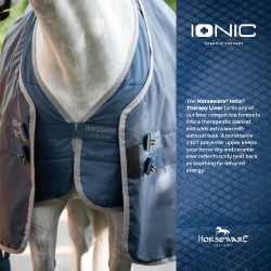 Coperta da scuderia Horseware Ionic Therapy 50g Bleu imperial / argent /Marine Blu Coperta da scuderia Horseware Ionic Therapy 50g Bleu imperial / argent /Marine Blu