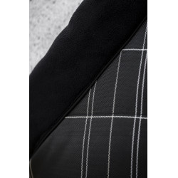 Coperta da scuderia Horseware Rhino 350g VL Nero / quadri bianco grigi