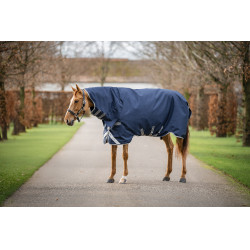 Coperta Horseware Amigo 1200D Integrated Turnout 0g Marino / grigio titanio / argento Blu marino Coperta Horseware Amigo 1200D Integrated Turnout 0g Marino / grigio titanio / argento Blu marino