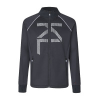 Giacca Kingsland KLNev in pile e tessuto air mesh uomo Marina Blu marino