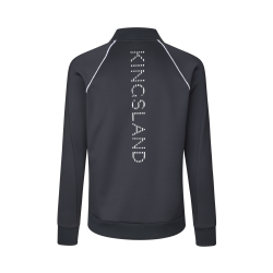 Giacca Kingsland KLNev in pile e tessuto air mesh uomo Marina Blu marino
