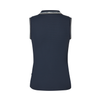 Polo senza maniche Kingsland KLNaira in piqué da donna Marina Blu marino