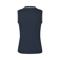 Polo senza maniche Kingsland KLNaira in piqué da donna Marina Blu marino