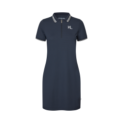 Abito polo Kingsland KLNaira in piqué da donna