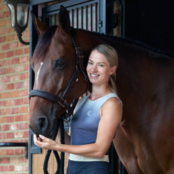 Canottiera da allenamento da donna Kingsland KLNaomi senza maniche Marina Blu marino