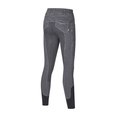 Pantaloni in denim Kingsland KLKayce a fondo intero da donna per corporature a H Grigio jeans