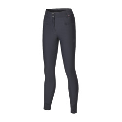 Pantaloni Kingsland KLKerry senza cuciture con grip integrale da donna per morfologie a H Marina Blu marino