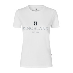 T-shirt Logo Kingsland Classic donna Bianco
