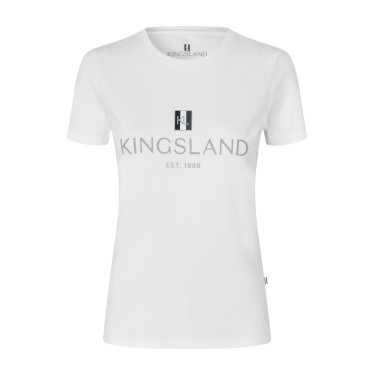 T-shirt Logo Kingsland Classic donna Bianco