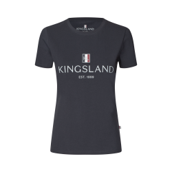 T-shirt Logo Kingsland Classic donna Marina Blu marino