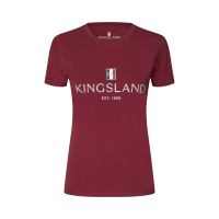 T-shirt Logo Kingsland Classic donna Nuovo bordeaux Rosso T-shirt Logo Kingsland Classic donna Nuovo bordeaux Rosso