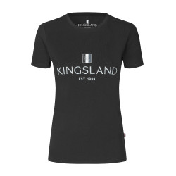 T-shirt Logo Kingsland Classic donna Nero T-shirt Logo Kingsland Classic donna Nero