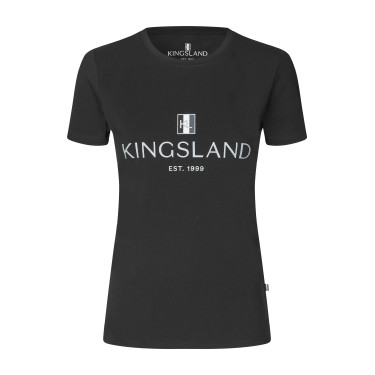 T-shirt Logo Kingsland Classic donna Nero T-shirt Logo Kingsland Classic donna Nero