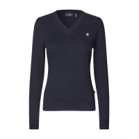 Maglione Kingsland scollo a V Classic donna Marina Blu marino