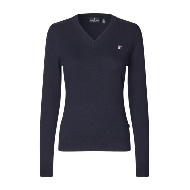 Maglione Kingsland scollo a V Classic donna Marina Blu marino