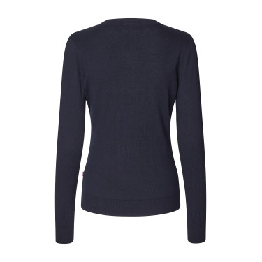 Maglione Kingsland scollo a V Classic donna Marina Blu marino