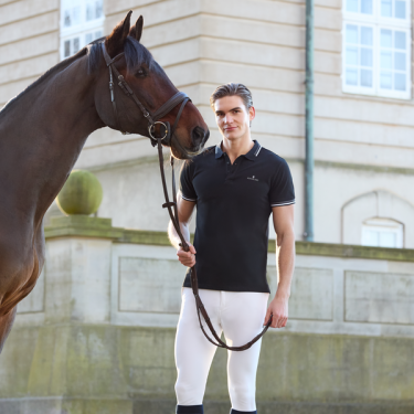 Polo Kingsland Classic uomo Nero