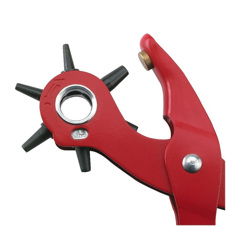 Pinza fustellatrice rossa