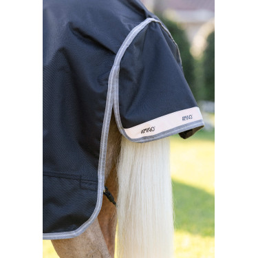 Coperta Horseware Amigo 1200D Plus Pony Turnout 0g Nero / grigio titanio / argento