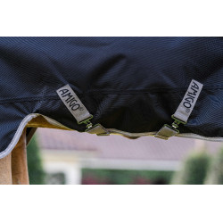 Coperta Horseware Amigo 1200D Plus Pony Turnout 250g Nero / grigio titanio / argento