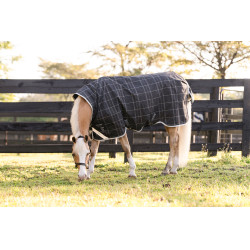 Coperta Horseware Amigo 1200D Pony Turnout 0g Nero / grigio titanio / argento