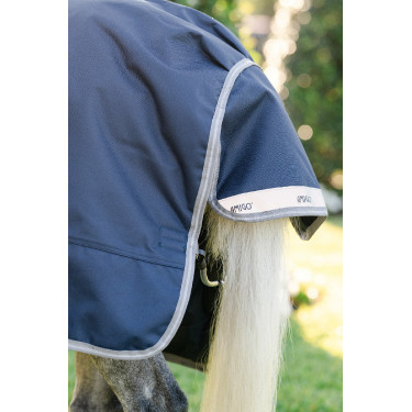Coperta Horseware Amigo 1200D Pony Turnout 50g Marino / grigio titanio / argento Blu marino